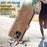 Imprinted Rhombus PU Leather Case for iPhone 15 , Drop-Proof Stand Wallet Phone Cover - Brown - 5