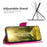 For iPhone 15 Pro Max Wallet Case with Wrist Strap Litchi Texture Leather Phone Stand Cover - Rose - 3