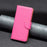 For iPhone 15 Pro Max Wallet Case with Wrist Strap Litchi Texture Leather Phone Stand Cover - Rose - 6