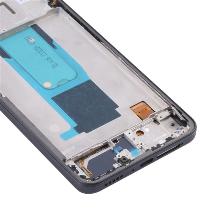 For Xiaomi Redmi Note 11 Pro 5G (China) (MediaTek) / Note 11 Pro+ 5G / 11i 5G / 11i HyperCharge 5G OEM Grade S AMOLED Screen and Digitizer Assembly + Frame Part (without Logo) - Black - 3