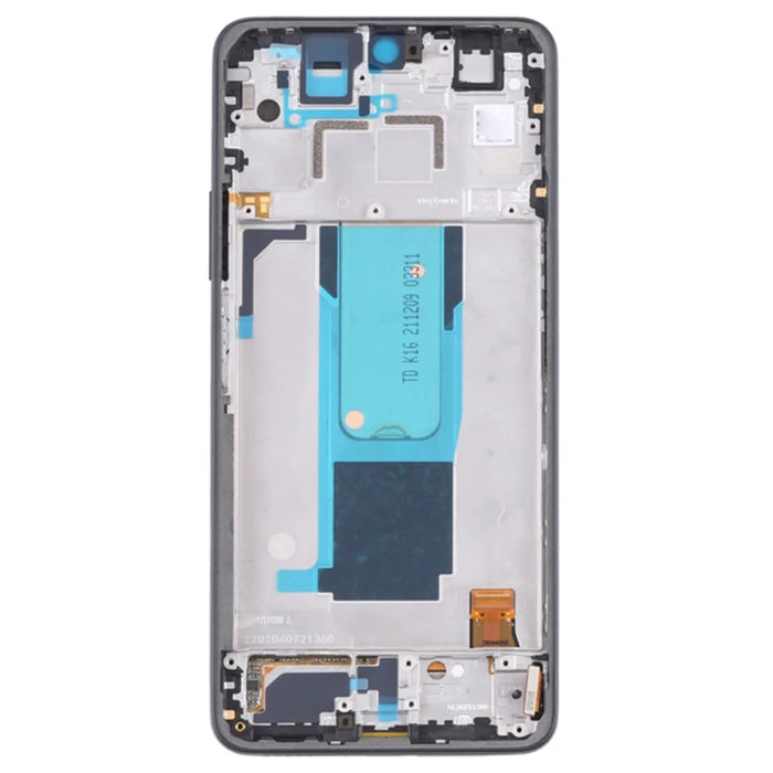 For Xiaomi Redmi Note 11 Pro 5G (China) (MediaTek) / Note 11 Pro+ 5G / 11i 5G / 11i HyperCharge 5G OEM Grade S AMOLED Screen and Digitizer Assembly + Frame Part (without Logo) - Black - 5