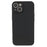 Fiber Lining Shell for iPhone 15 Candy Color Anti-Drop TPU Phone Case Rubberized Phone Cover - Black - 2