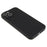 Fiber Lining Shell for iPhone 15 Candy Color Anti-Drop TPU Phone Case Rubberized Phone Cover - Black - 4