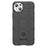 For iPhone 15 Plus Shockproof Square Grid Texture TPU Phone Case Back Cover - Black - 1