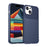 Thunder Series For iPhone 15 Plus Thicken TPU Phone Case Twill Texture Anti-scratch Cover - Blue - 2