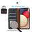 KHAZNEH For iPhone 15 RFID Blocking Litchi Texture Leather Case Stand Wallet Phone Cover - Blue - 2