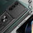 For Samsung Galaxy Z Fold5 5G Kickstand Phone Cover PC+TPU Case with Slide Lens Protector - Black - 4