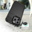 PC + TPU Phone Cover for iPhone 15 , Sliding Card Holder Anti-scratch Back Case - Black - 5