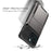 For iPhone 15 TPU + PC Shockproof Phone Case Flip Card Holder Back Cover - Grey - 6