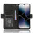 For Ulefone Note 16 Pro PU Leather Case Phone Wallet Multiple Card Slots Stand Cover - Black - 2