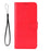For Ulefone Note 16 Pro Folio Flip Phone Case Crazy Horse Texture PU Leather Stand Wallet Cover - Red - 5