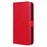 For Ulefone Note 16 Pro Folio Flip Phone Case Crazy Horse Texture PU Leather Stand Wallet Cover - Red - 6