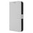 For Ulefone Note 16 Pro PU Leather Wallet Phone Case Stand Cover Diamond Texture Shell - White - 5