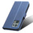 Diamond Texture Shell for Blackview Oscal C30 / C30 Pro Phone Wallet Case PU Leather Stand Cover - Blue - 4