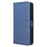 Diamond Texture Shell for Blackview Oscal C30 / C30 Pro Phone Wallet Case PU Leather Stand Cover - Blue - 5