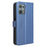 Diamond Texture Shell for Blackview Oscal C30 / C30 Pro Phone Wallet Case PU Leather Stand Cover - Blue - 6