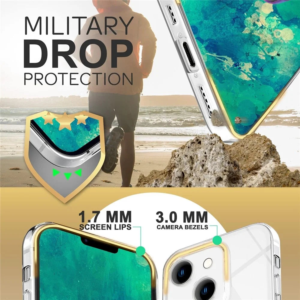 Anti-fingerprint Transparent TPU Case for iPhone 15 , Anti-scratch Protective Phone Cover - 4