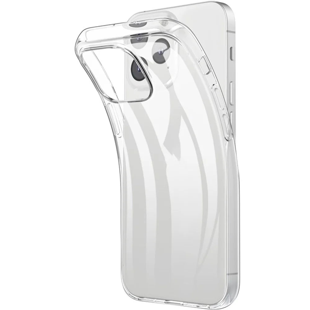 Anti-fingerprint Phone Case for iPhone 15 Pro , Transparent Soft TPU Protective Phone Cover - 2
