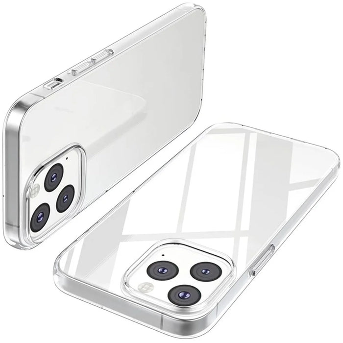 Transparent TPU Case for iPhone 15 Pro Max , Fingerprint-free Mobile Phone Cover - 6