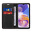 BETOPNICE 003 For Samsung Galaxy A53 5G Phone Case PU Leather Stand Cover RFID Blocking Wallet Phone Shell - Black - 2
