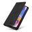 BETOPNICE 003 For Samsung Galaxy A53 5G Phone Case PU Leather Stand Cover RFID Blocking Wallet Phone Shell - Black - 7