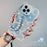 TPU Phone Case for iPhone 14 Pro , Bear Ear Decor Cell Phone Shell Flower Pattern Cover with Bead Strap - 4