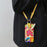 For iPhone 13 Soft TPU Phone Cover Heart Pattern Cell Phone Case with Rainbow Decor, Leather Shoulder Strap - 3