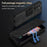 SULADA For Samsung Galaxy Z Fold5 5G PU Leather Protective Cover Anti-drop Stand Phone Case - Black - 4