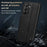 SULADA For Samsung Galaxy Z Fold5 5G PU Leather Protective Cover Anti-drop Stand Phone Case - Black - 7