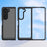 For Samsung Galaxy Z Fold5 5G Mobile Phone Back Cover TPU+Acrylic Clear Protective Shockproof Case - Black - 7