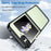 For Samsung Galaxy Z Flip5 5G Mobile Phone Back Cover Clear Protective Shockproof TPU+Acrylic Case - Black - 2