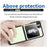 For Samsung Galaxy Z Flip5 5G Mobile Phone Back Cover Clear Protective Shockproof TPU+Acrylic Case - Black - 3