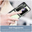 For Samsung Galaxy Z Flip5 5G Mobile Phone Back Cover Clear Protective Shockproof TPU+Acrylic Case - Black - 4