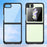 For Samsung Galaxy Z Flip5 5G Mobile Phone Back Cover Clear Protective Shockproof TPU+Acrylic Case - Black - 7