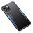 For iPhone 14 Plus Aluminium Alloy + TPU Phone Case Drop Proof Cellphone Protective Shell - Blue - 1