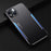 For iPhone 14 Plus Aluminium Alloy + TPU Phone Case Drop Proof Cellphone Protective Shell - Blue - 2