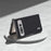 ABEEL For Google Pixel Fold Cowhide Leather Coated PC Phone Case Folding Phone Cover - Black - 5