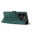 Stand Wallet for TECNO Camon 20 Premier 5G Skin-Touch Imprinted Lines Case Phone Leather Cover - Green - 3