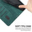Stand Wallet for TECNO Camon 20 Premier 5G Skin-Touch Imprinted Lines Case Phone Leather Cover - Green - 4