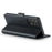 For Samsung Galaxy A72 4G / 5G Leather Case CASEME 023 RFID Blocking 3 Card Slot Mobile Cover - Black - 3