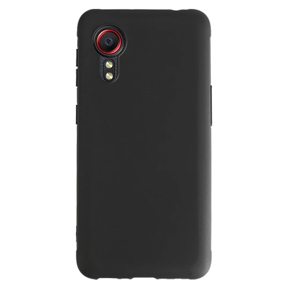 TPU Phone Case for Samsung Galaxy Xcover 5 Protective Case Anti-Drop Cell Phone Matte Slim Cover - Black - 1