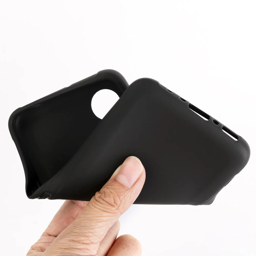 TPU Phone Case for Samsung Galaxy Xcover 5 Protective Case Anti-Drop Cell Phone Matte Slim Cover - Black - 5