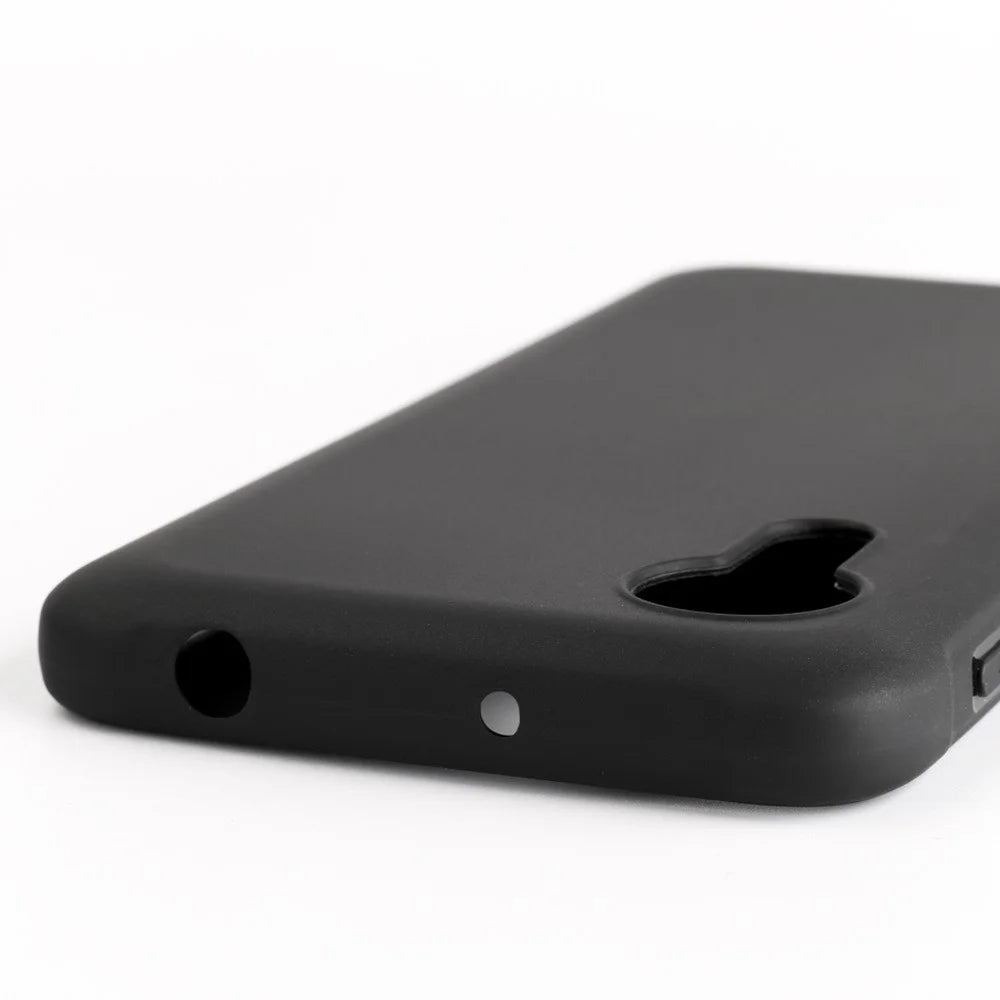 TPU Phone Case for Samsung Galaxy Xcover 5 Protective Case Anti-Drop Cell Phone Matte Slim Cover - Black - 6