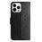 For iPhone 15 Pro Max Phone Wallet Case PU Leather Owl Tree Imprinted Stand Phone Cover - Black - 5
