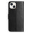 PU Leather Wallet Phone Case for iPhone 15 , Butterfly Flower Imprinted Stand Smartphone Cover - Black - 5