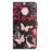 For iPhone 15 Plus Folio Wallet Case PU Leather Pattern Printing Stand Phone Cover - Black / Butterflies - 4