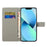 For iPhone 15 Pro Max PU Leather Flip Protective Case Pattern Printing Stand Wallet Phone Cover - Iron Tower - 3