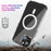 For iPhone 15 Clear Phone Cover Compatible with MagSafe Fall Protection TPU+PC Case - 5