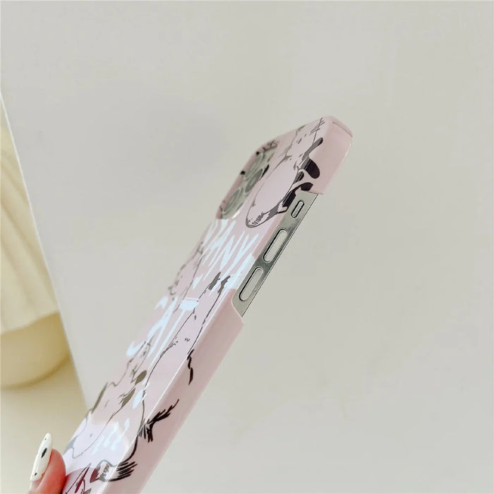 Hard PC Phone Case for iPhone 13 Pro 6.1 inch Pattern Printing Glossy Shockproof Phone Cover - Cat - 7