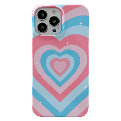 For iPhone 14 Pro Glossy Pattern Printing Phone Case Hard PC Drop-proof Cover - Style A - 1
